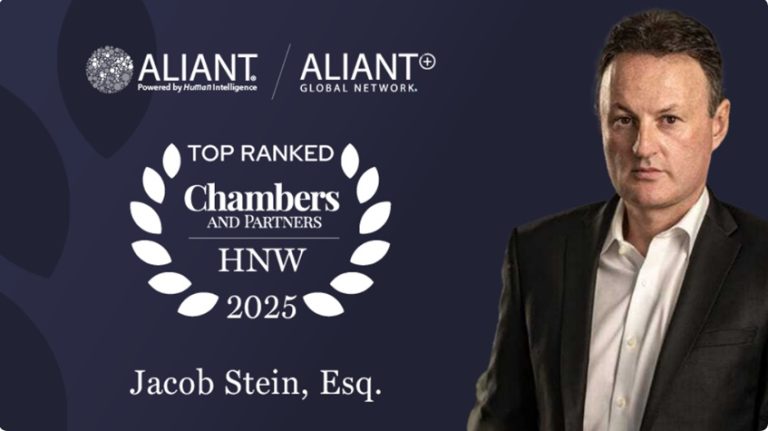 Jacob Stein, Esq. Ranked in 2025 Chambers High Net Worth Guide for Excellence in Private Wealth Law